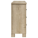 Sansome - 6 Drawer Bedroom Dresser With Pulls - Oak