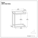 Skyler - Handcrafted C Side Table by Unique Piece Furniture