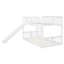 Bunk Bed With Convertible Ladder And Slide by HouseOfZazla