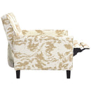 Push Back Upholstered Recliner Armchair by HouseOfZazla