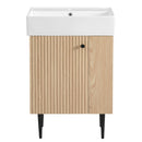 Bathroom Vanity, Combo Cabinet, Bathroom Storage Cabinet, Single Ceramic Sink by HouseOfZazla