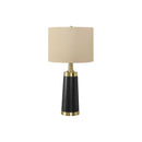 Lighting, Table Lamp, Resin, Contemporary - Black / Cream
