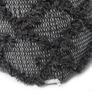 Jumanji - Handcrafted Wool And Cotton Pouf - Brown by HouseOfZazla