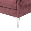 84" Convertible Sectional Sofa, Modern Chenille L-Shaped Sofa Couch with Reversible Chaise Lounge, Fit for Living Room, Apartment (2 Pillows)