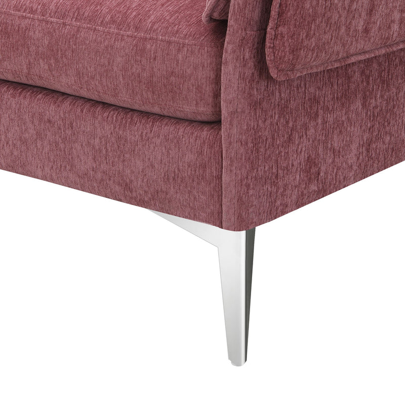 84" Convertible Sectional Sofa, Modern Chenille L-Shaped Sofa Couch with Reversible Chaise Lounge, Fit for Living Room, Apartment (2 Pillows)