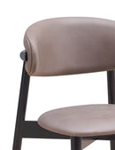Lanae - Polished Microfiber Side Chair (Set of 2) - Gray by HouseOfZazla