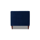 Jack - Modern Tuxedo Tufted Sofa - Navy Blue by HouseOfZazla