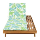 Lounge Chaise Set with Water-Resistant Cushions