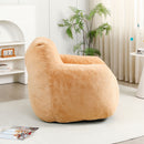 Beanbag Sofa Chair With Armrests Stuffed High Density Foam by Unique Piece Furniture