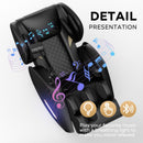 Massage Chair Recliner With Zero Gravity With Full Body Air Pressure - Black by HouseOfZazla