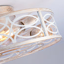 20" Caged Ceiling Fan with Lights and Remote Control by HouseOfZazla