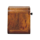 Solid Wood Curved Wall Mounted Bedside Table