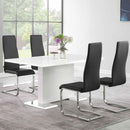 High Back Side Chairs Dining Chairs With Padded Upholstery (Set of 4) by HouseOfZazla