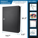 Adjustable Key Cabinet With Lock by Unique Piece Furniture