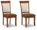 Berringer - Dining UPH Side Chair (Set of 2) - Rustic Brown