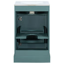 Elegant Bathroom Vanity With Ceramic Sink, Soft Close Door, Adjustable Shelf by HouseOfZazla
