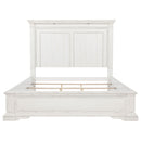 McKinney Queen LED Light Panel Bed Vintage White