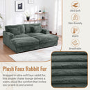Oversized Double Chaise Lounge Sofa Bed With USB Ports And Cup Holders by Unique Piece Furniture