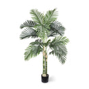 6FT Artificial Golden Cane Palm Tree with Black Pot