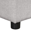 80.3" Pull Out Sofa Bed Modern Padded Upholstered Sofa Bed, Linen Fabric 3 Seater Couch with Storage Chaise and Cup Holder, Small Couch for Small Spaces