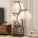 Plant Stand Indoor with Grow Lights - 62" Tall
