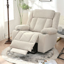 Power Lift Recliner Chair With Extended Footrest, Remote Control, Cup Holders, And Side Pockets by HouseOfZazla