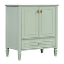 Freestanding Vanity With 1 Drawer & 2 Soft Close Doors With Door Mounted Storage by HouseOfZazla