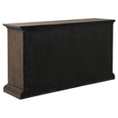 Ridgewell 2-drawer 4-door Dining Server Dark Oak