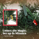HOMCOM 5 ft Prelit Whimsical Christmas Tree