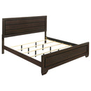 Kauffman 5-piece Eastern King Bedroom Set Dark Cocoa