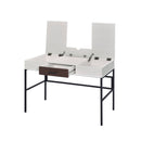 Verster - Writing Desk With USB - Black / Natural