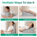 27° Ergonomic Memory Foam Support Pillow for Couples