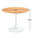 Mid-Century Tulip Table With Round Top, Pedestal Base by Unique Piece Furniture