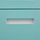 3 Drawer Mobile File Cabinet Under Desk Office, Simple Style Versatile Storage Cabinet For Legal / Letter / A4 Files, 5 Wheel Design Anti-Tilting Cold Rolled Steel Waterproof Moisture-Proof by HouseOfZazla