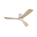 Low Profile Ceiling Fan DC, 3 Blade, Noiseless Reversible Motor, Remote Control by Unique Piece Furniture