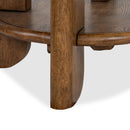 Tanner - Round End Table - Tawny Brown by Unique Piece Furniture