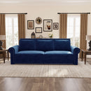 3 In 1 Convertible Sleeper Sofa With Nailhead Trim & Rolled Arm by HouseOfZazla