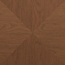 35.43 Inch Drum Shaped Round Coffee Table