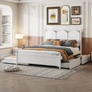 Platform Bed With With 2 Big Drawers And Trundle by Unique Piece Furniture
