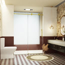 Frameless Single Sliding Soft Close Shower Doors, 5/16" Sgcc Tempered Glass by HouseOfZazla
