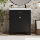 Bathroom Vanity With Ceramic Basin, Soft Close Door And Adjustable Shelves by HouseOfZazla