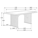 Wawona - Rectangular Dining Table Set by HouseOfZazla