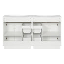 Bathroom Vanity With 2 Doors, 2 Drawers, Adjustable Shelf, Hidden Slides & Soft Close Hinges