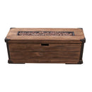 Outdoor Patio Rectangle Gas Burning Fire Pit - Wood Pattern by HouseOfZazla