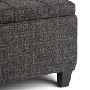 Harrison - Upholstered Coffee Table Storage Ottoman by Unique Piece Furniture