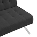 Modern Sofa Bed With Wood Frame And Stainless Legs by HouseOfZazla