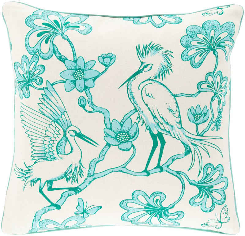 Celles Aqua Pillow Cover