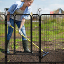 Dog Playpen, 16 Panels Pet Exercise Pen Indoor / Outdoor Fence With Anti Skid Base - Black by HouseOfZazla