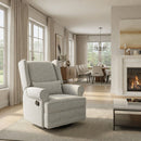 Extra Wide Swivel Recliner Glider Chair With Footrest by HouseOfZazla