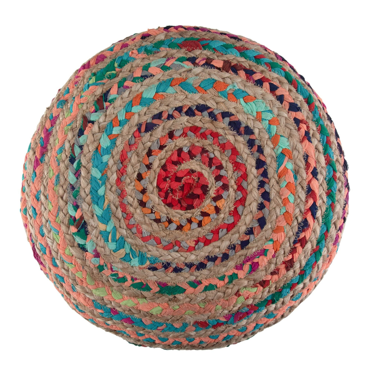Margo - Handcrafted Round Pouf, photo 22 of 22